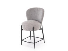 Стул барный HALMAR H126 серый/черный