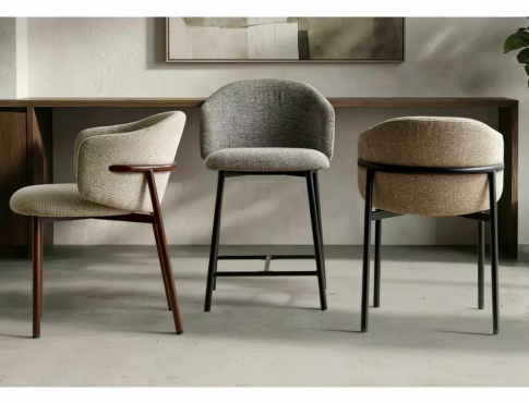 Стул SIGNAL OSAKA D t.255 светло-бежевый/орех