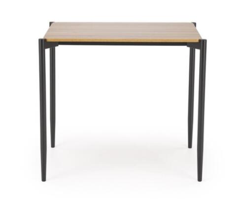 Комплект HALMAR NANDO (стол+ 2 стула) натуральный/черный/серый