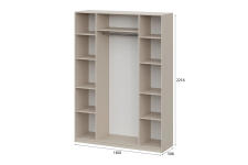Шкаф NN Мебель ШК 5 (1600) Серия 2 Меланж