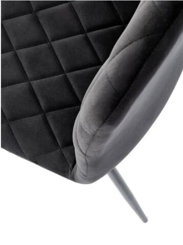 Стул HALMAR K525 черный/черный