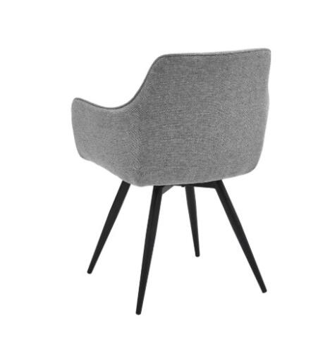 Стул SIGNAL BALLO Brego 18 серый/черный, поворотный