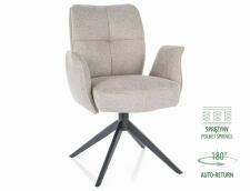 Стул SIGNAL WING Brego 31 светло-бежевый/черный, поворотный