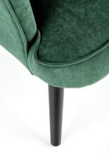 Кресло HALMAR DELGADO темно-зеленый/черный