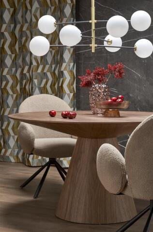 Стол обеденный HALMAR HENDERSON ореховый 136