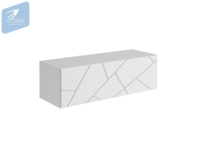 Тумба МК Стиль ГРАНЖ ТМ-004 белый/ белый софт