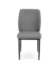 Комплект HALMAR JASPER (стол + 4 стула) серый/черный