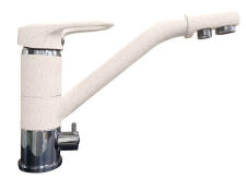 Смеситель для кухни GRANFEST 2624-1 белый