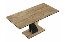 Стол обеденный SIGNAL VENTO дуб артизан/черный 120-160/68