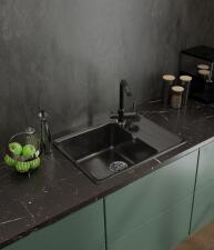 Кухонная мойка GRANFEST LEVEL LV-660L черный