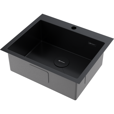 Кухонная мойка из нержавейки Omoikiri Akisame 59-GB  графит