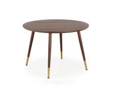 Стол обеденный HALMAR DOMENICO орех/золотой 110/76