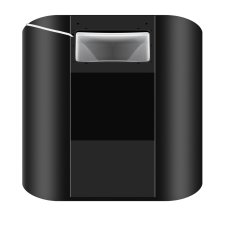 Вытяжка MAUNFELD GUNA 60 чёрный антрацит с розовым золотом