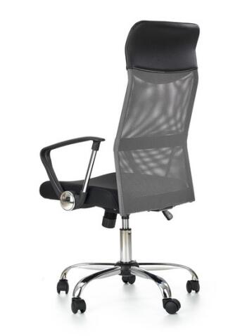 Кресло компьютерное HALMAR VIRE пепел/хром