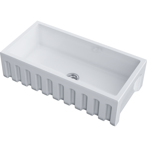 Кухонная мойка из керамики Omoikiri Mikura 91-WH Glossy Natceramic/белый