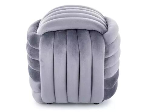 Пуф SIGNAL BRUNI Velvet серый