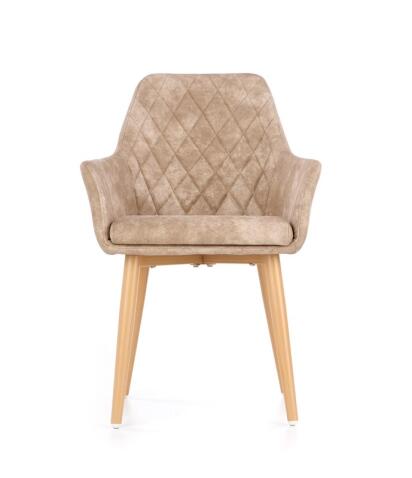 Стул HALMAR K287 бежевый/натуральный