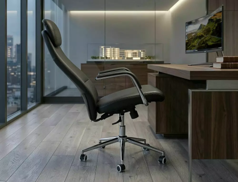 Кресло компьютерное SIGNAL Q-05 черный/хром