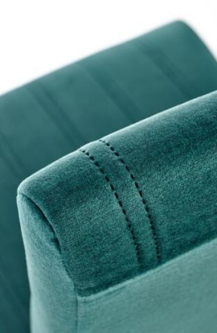 Стул HALMAR DIEGO 3 Monolith 37 зеленый/дуб медовый