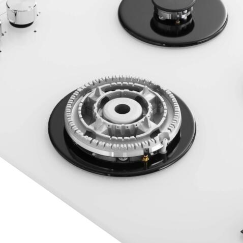 Варочная панель газовая MEFERI MGH453WH GLASS POWER