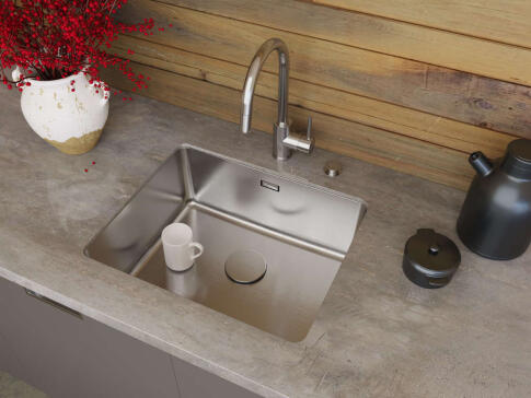 Кухонная мойка из нержавейки Omoikiri Tadzava 54-U/I-IN нержавеющая сталь