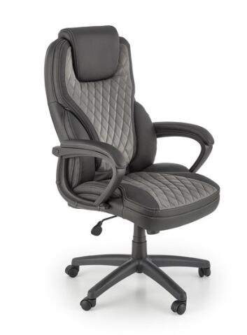 Кресло компьютерное HALMAR GANDALF черный/серый