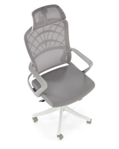 Кресло компьютерное HALMAR VESUVIO 2 серый/белый