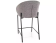 Стул барный SIGNAL KIOTO H-2 t.254 серый/черный