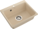 Кухонная мойка GRANFEST SMART SM-520 бежевый + сифон