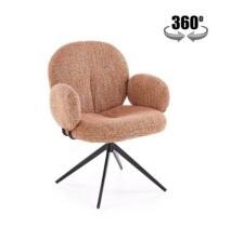 Стул HALMAR K568 корица/черный, поворотный