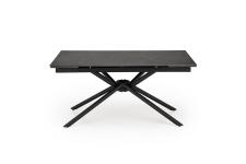 Стол обеденный HALMAR VITORINO черный мрамор/черный 160-220/90