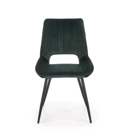 Стул HALMAR K404 темно-зеленый/черный