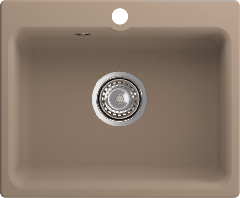 Кухонная мойка GRANFEST SMART SM-520 песочный, без сифона