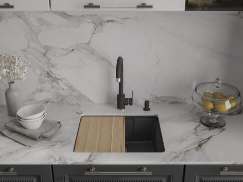 Кухонная мойка GRANFEST URBAN UR-4550 черный