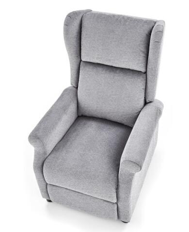 Кресло HALMAR AGUSTIN раскладное, серый