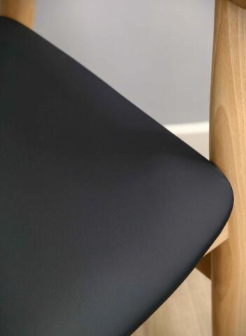 Стул Sheffilton SHT-S204 черный/прозрачный лак