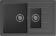 Кухонная мойка GRANFEST QUADRO Q-775KL графит