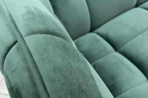 Диван SIGNAL CASTELLO 3 Velvet Bluvel 78 зеленый/венге