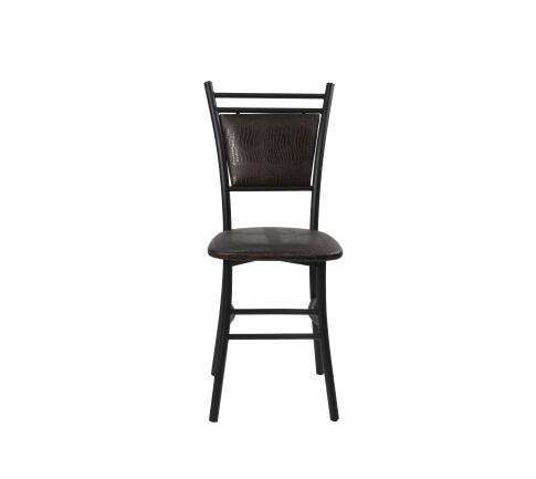 Стул ВВР Мажор Шоколад Крокодил/черный, экокожа