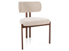 Стул SIGNAL MISAKI D t.255 светло-бежевый/орех