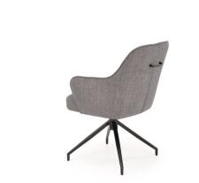 Стул HALMAR K527 серый/черный, поворотный