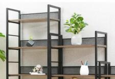 Стеллаж SIGNAL RAW R6 дуб/черный