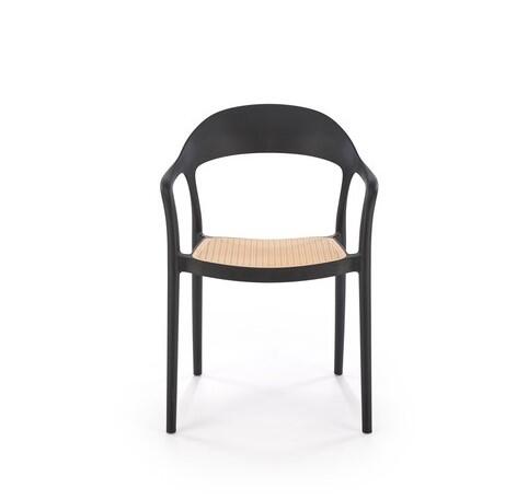 Стул HALMAR K530 черный/натуральный