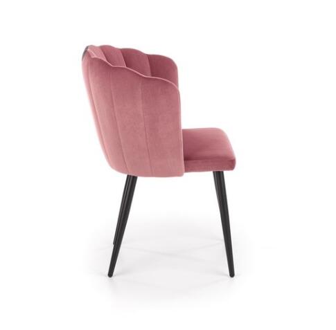 Стул HALMAR K386 розовый/черный