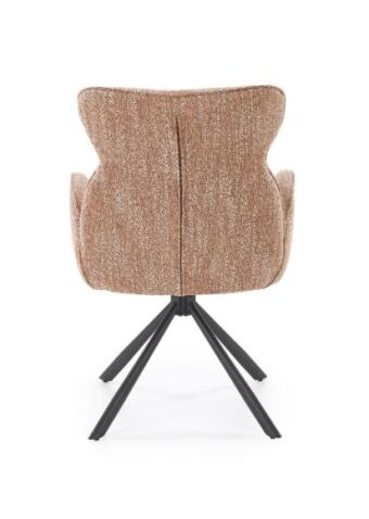 Стул HALMAR K571 корица/черный, поворотный