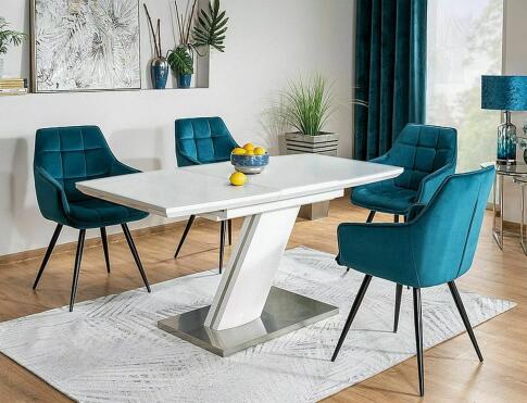 Стул SIGNAL LILIA Velvet Bluvel 85 бирюзовый/черный