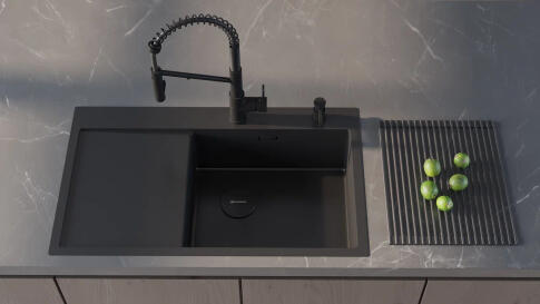 Коврик для сушки Omoikiri ROLL-01 SIlicone BL