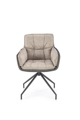 Стул HALMAR K523 серый/черный