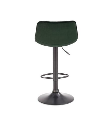 Стул барный HALMAR H95 темно-зеленый/черный