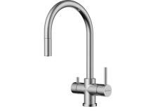 Смеситель для кухни Omoikiri Akita S BN нержавеющая сталь